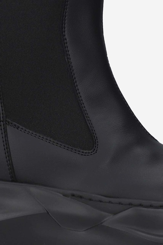 Rick Owens leather chelsea boots Beatle Abstract DS02B4846.VL.BLACK