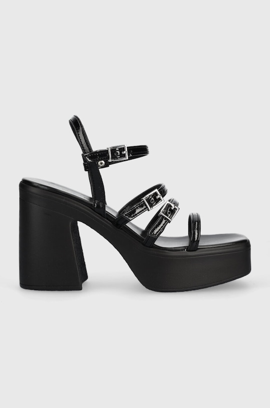 Sandali Jonak PUZZLE VERNIS PLISSÉ Imitacija zrnatega usnja črna 3400032
