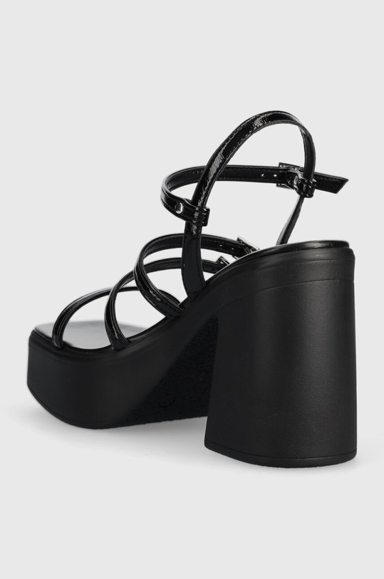 Obutev Sandali Jonak PUZZLE VERNIS PLISSÉ 3400032 črna