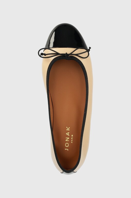 Jonak balerini de piele DAXI VERNIS CUIR bej 3400191