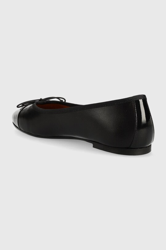Încălțăminte Jonak balerini de piele DAXI VERNIS CUIR 3400191 negru