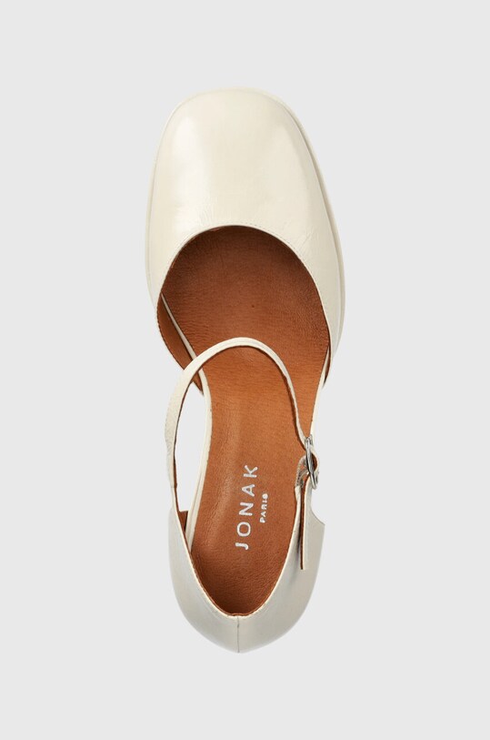 Jonak pantofi de piele VERO CUIR BRILLANT bej 3400144