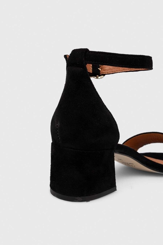 Obuv Semišové sandále Jonak VERDI VELOURS 6000423 čierna
