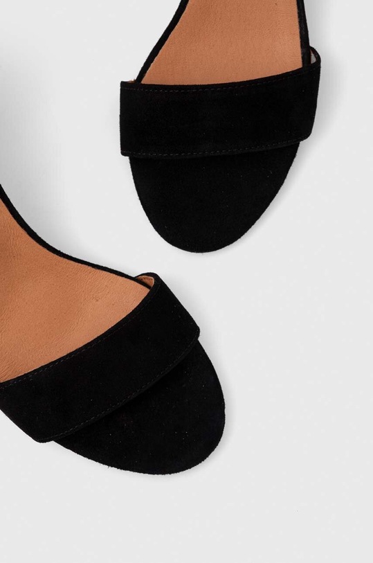 Semišové sandále Jonak VERDI VELOURS čierna 6000423