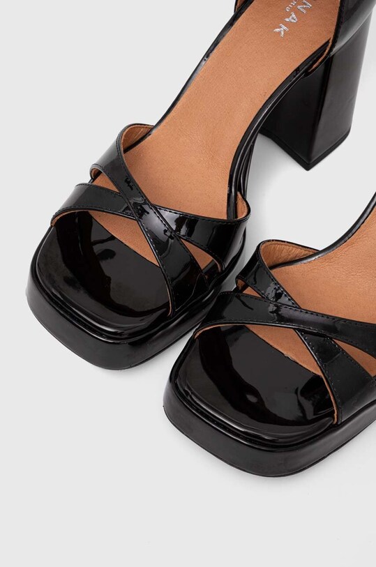 Jonak sandały BERANGERE CUIR VERNIS czarny 3400115