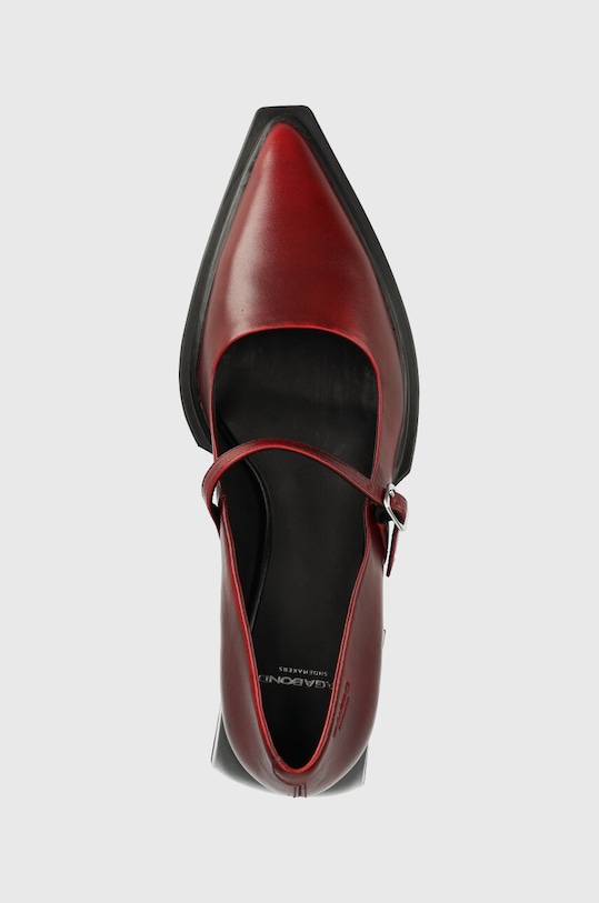 Vagabond Shoemakers czółenka skórzane Vivian bordowy 5553.018.47