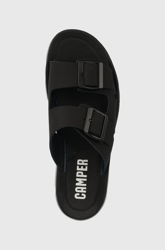Шкіряні шльопанці Camper Oruga чорний K200633.007