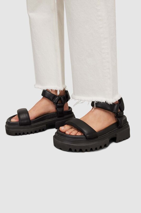 Δερμάτινα σανδάλια AllSaints Helium Sandal WF612Y