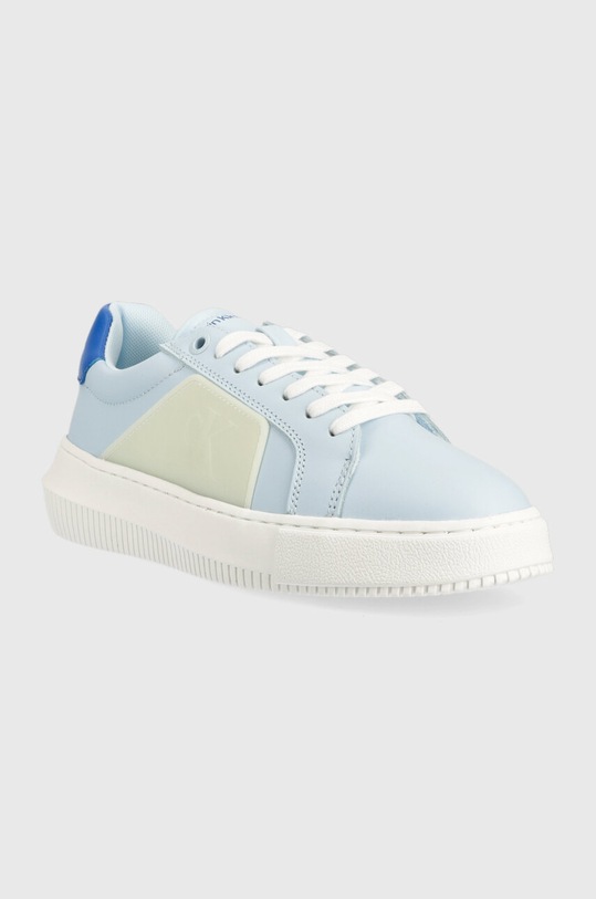 Tenisky Calvin Klein Jeans CHUNKY CUPSOLE FROSTED W YW0YW00924 modrá SS23