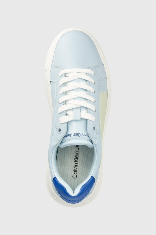 Tenisky Calvin Klein Jeans CHUNKY CUPSOLE FROSTED W modrá YW0YW00924
