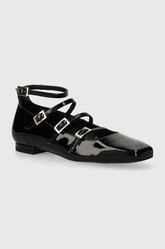 Alohas balerini de piele Luke Planet friendly negru S100056.01
