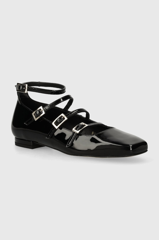 Alohas balerini de piele Luke Planet friendly negru S100056.01