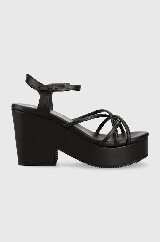 Сандалии BOSS Cate Wedge свыше 8 см чёрный 50493097.001