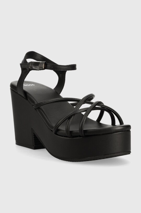 BOSS sandały Cate Wedge 50493097.001 czarny SS23