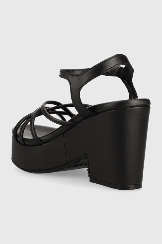 Obuwie BOSS sandały Cate Wedge 50493097.001 czarny