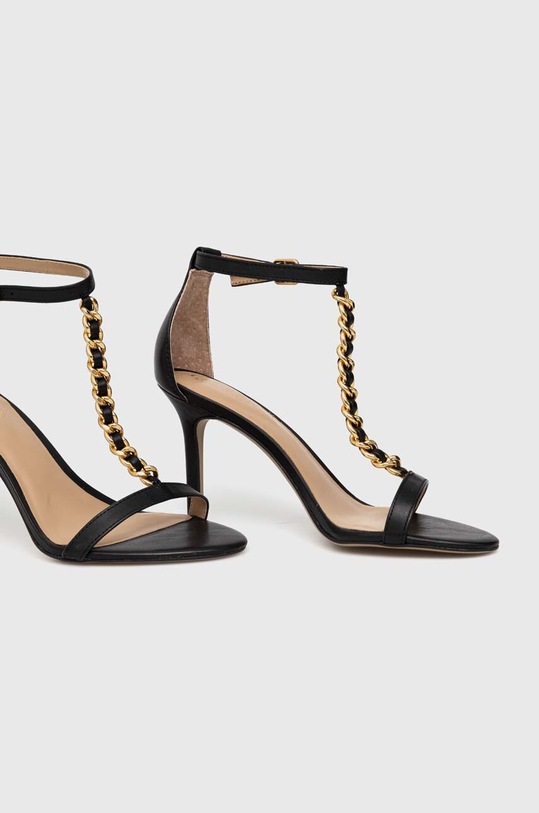 Lauren Ralph Lauren sandale de piele KATE negru 802884093001.001