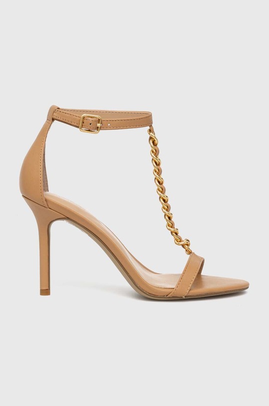 Lauren Ralph Lauren sandały skórzane Kate pozostałe beżowy 802884093006.101