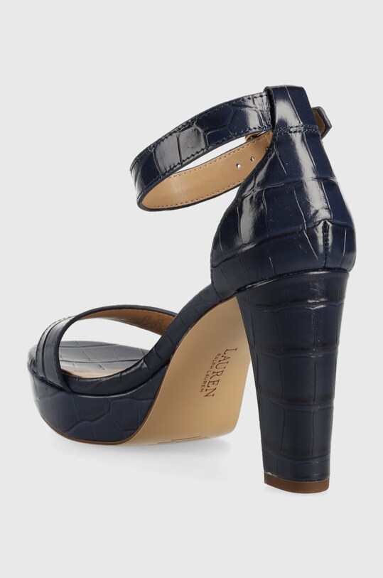 Cipők Lauren Ralph Lauren bőr szandál SYLVIA 802891414002.410 sötétkék