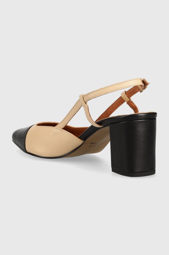 Cipők Jonak bőr flip-flop DHAPOP CUIR 6000952 bézs