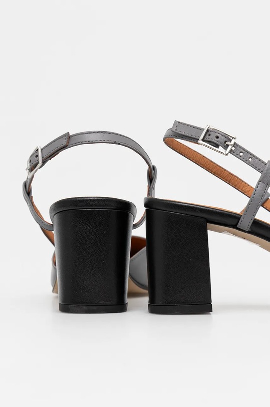 Kožne salonke Jonak DHAPOP CUIR siva 6000952