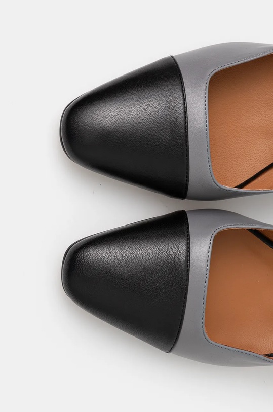 Kožne salonke Jonak DHAPOP CUIR 6000952 siva