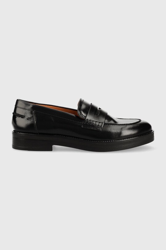 Jonak mocasini de piele MIRNA CUIR piele negru 6000575