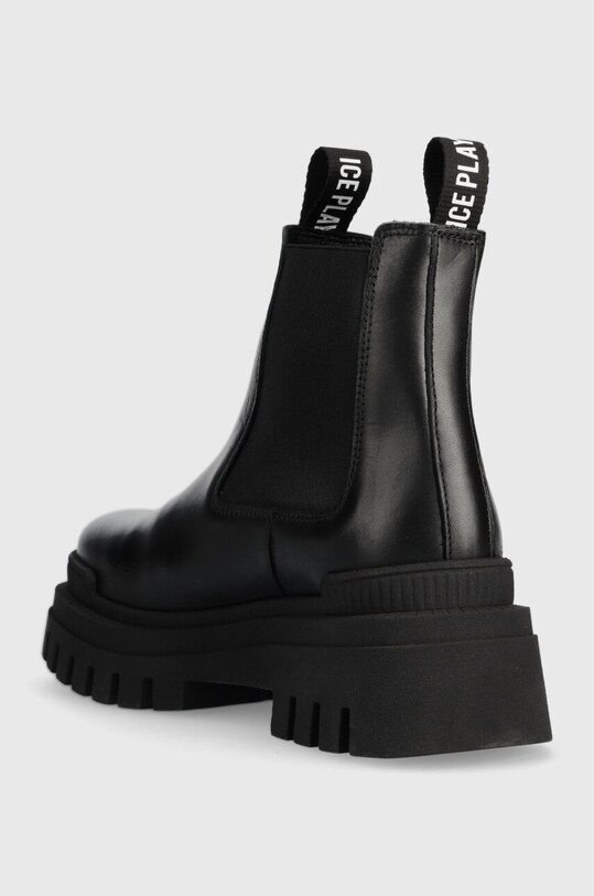 Încălțăminte Ice Play ghete chelsea de piele AIRES AIRES005W.CL1 negru
