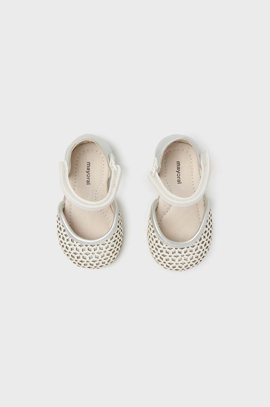 Mayoral baleriny dziecięce 41444.39B.Baby biały SS23