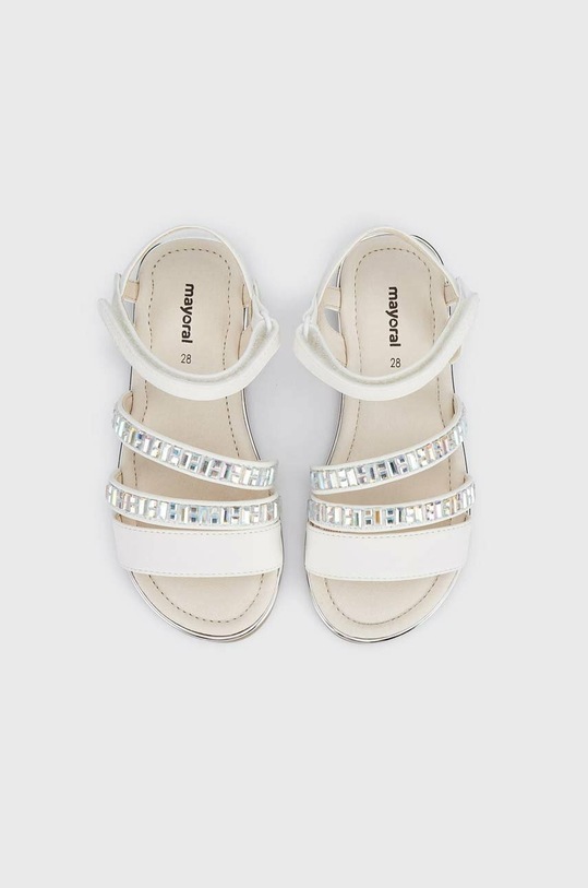 Dziewczynka Mayoral sandały dziecięce 43449.50A.Mini biały