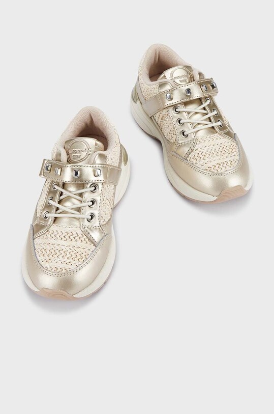 Mayoral sneakersy dziecięce 45427.32B.Mini złoty SS23
