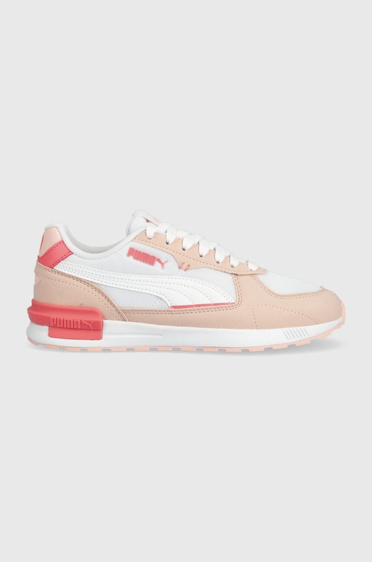 Puma sneakersy dziecięce Graviton Jr imitacja skóry licowej różowy 38198718.PPYX