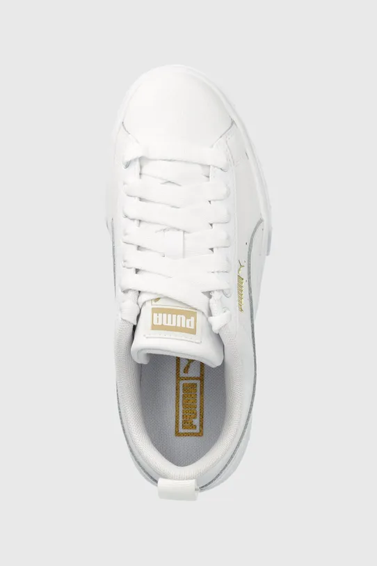 Puma scarpe da ginnastica per bambini in pelle Mayze Lth Jr bianco 38452701.PPYX