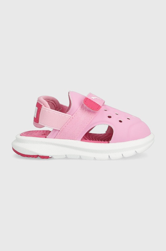 Puma sandale copii Puma Evolve Sandal AC Inf textil roz 38914804.PPYX
