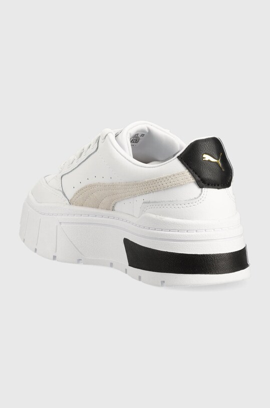 Dziewczynka Puma sneakersy skórzane Mayze Stack Jr 39082401.PPYX biały