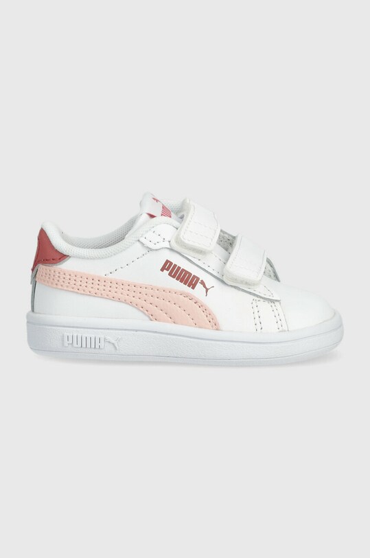 Puma sneakersy dziecięce Puma Smash 3.0 L V Inf imitacja skóry licowej biały 39203407.PPYX