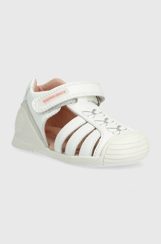 Biomecanics sandały skórzane dziecięce 232101 biały SS23