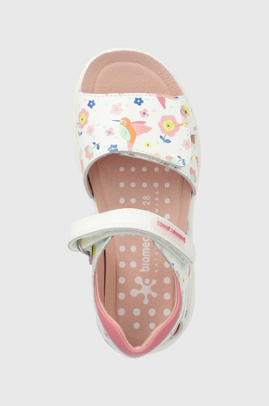 Biomecanics sandały skórzane dziecięce biały 232241.28.32