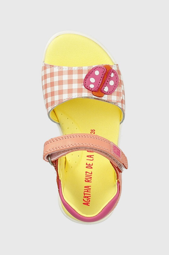 Agatha Ruiz de la Prada sandale din piele pentru copii roz 232948.24.27