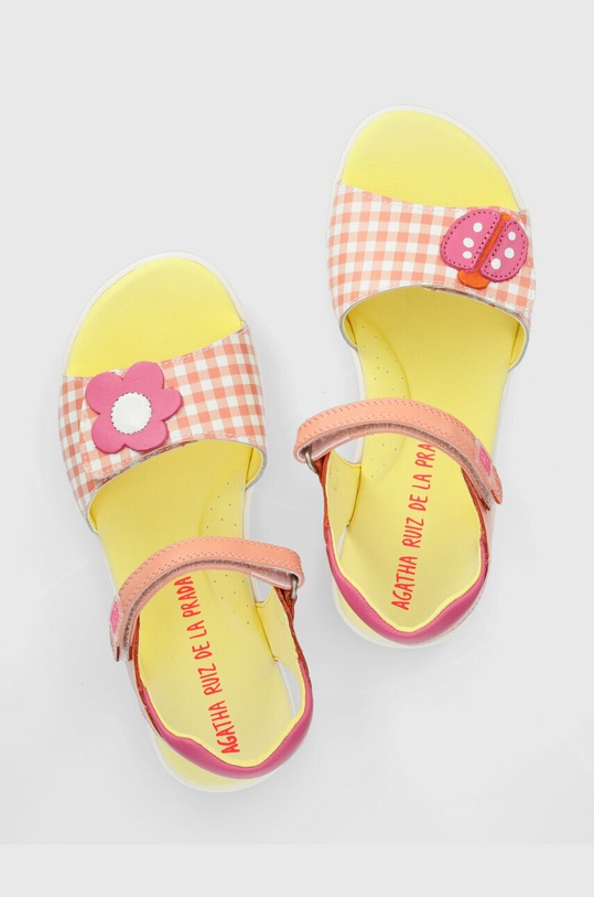 Agatha Ruiz de la Prada sandale din piele pentru copii roz 232948.28.34