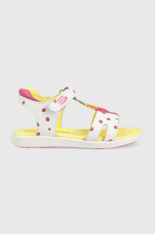 Agatha Ruiz de la Prada sandały skórzane dziecięce biały 232950.24.27