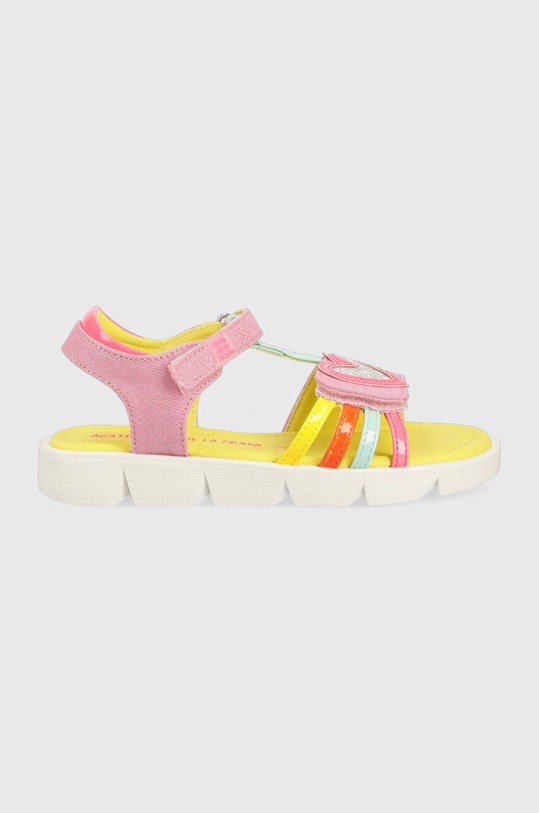 Detské sandále Agatha Ruiz de la Prada imitácia kože ružová 232956