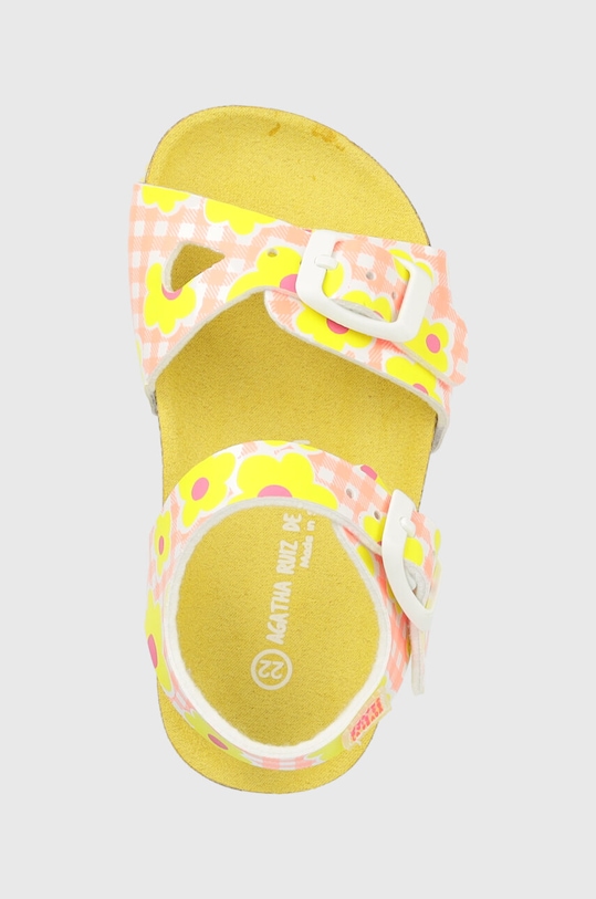 Agatha Ruiz de la Prada sandały dziecięce żółty 232962.20.23