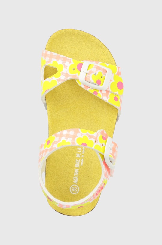 Agatha Ruiz de la Prada sandały dziecięce żółty 232962.24.27