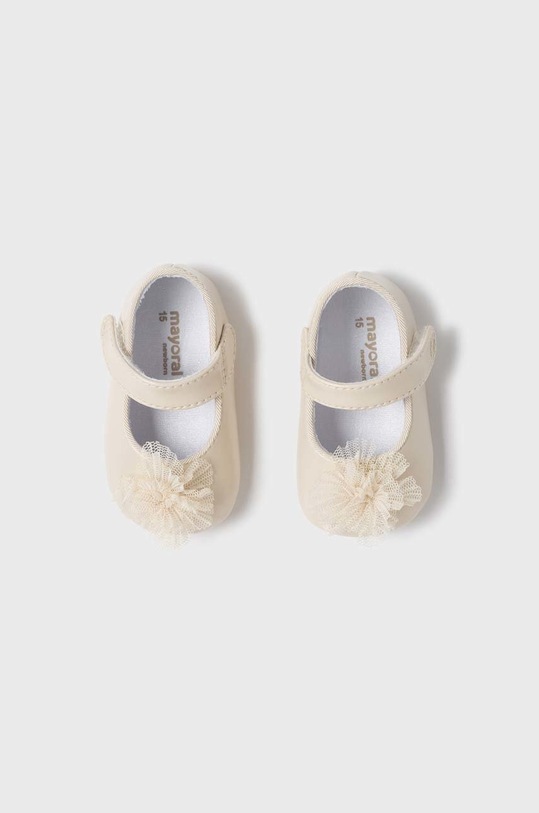 Dziewczynka Mayoral Newborn buty niemowlęce 9630.2M.NEWBORN beżowy
