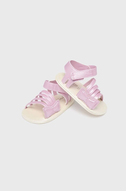 Dziewczynka Mayoral Newborn buty niemowlęce 9636.2S.NEWBORN fioletowy