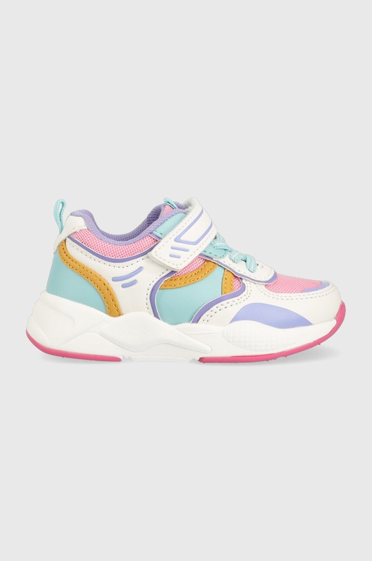 United Colors of Benetton sneakersy dziecięce imitacja skóry licowej różowy 8GBKGD00F.P.SEASONAL