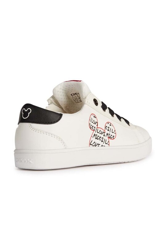 Παιδικά δερμάτινα αθλητικά παπούτσια Geox KATHE λευκό J35EUD.00085.28.35