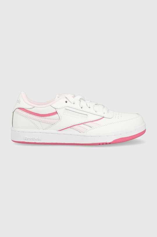 Dětské sneakers boty Reebok Classic CLUB C REVENGE imitace kůže bílá HR0644