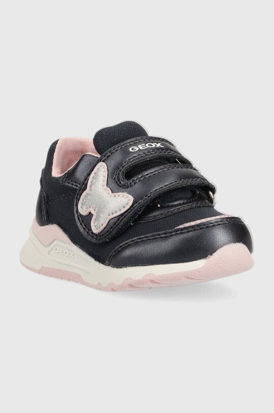 Dětské kožené sneakers boty Geox B354XB.0ASAJ.20.23 námořnická modř SS23