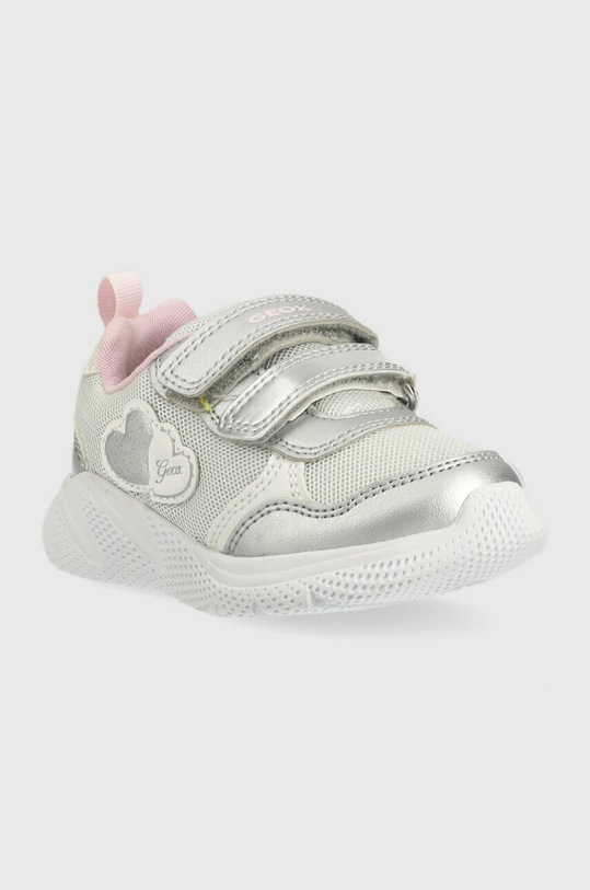 Detské tenisky Geox B354TC.014AJ.24.27 strieborná SS23